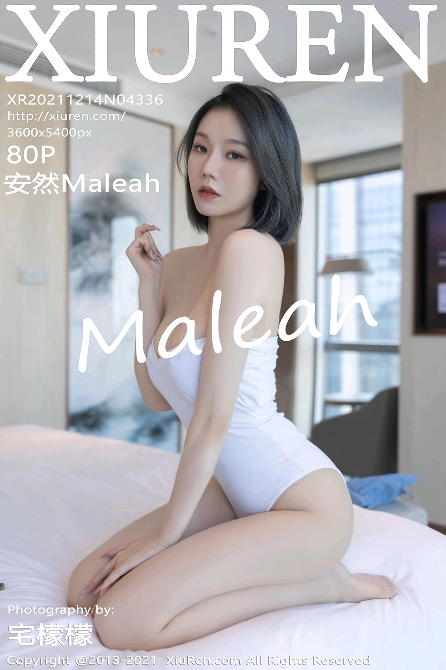 [XiuRen秀人网]No.4336_模特安然Maleah重庆旅拍脱牛仔短裙露白色高叉连体衣诱惑写真80P-秀人网 - XiuRen.Space